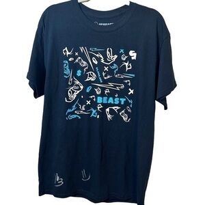 Mr. Beast 24 Hour Livestream Limited Edition Hand Signed Graphic T Shirt Large